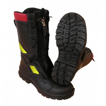 Buty strażackie FHR model 006 (Z PODWÓJNYM SYSTEMEM ZAPINANIA NA ZAMEK I SZNUROWADŁA)